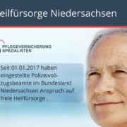 Die Pflegeversicherung Spezialisten informieren : Heilfürsorge Niedersachsen